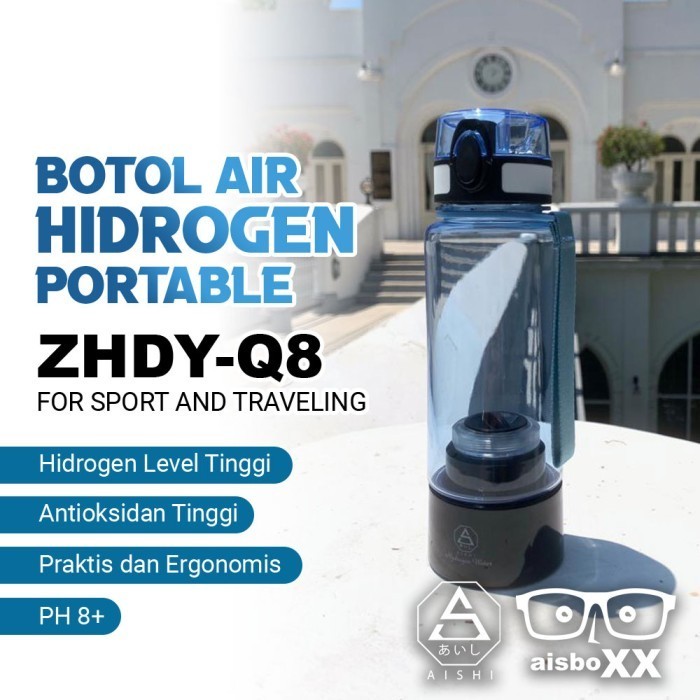 Botol Air Hidrogen Portable Hydrogen Water Botol Kesehatan Aishi 12-Q8