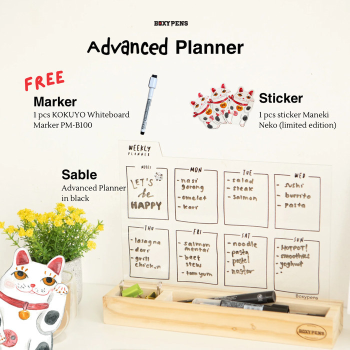 

Acrylic Package Advanced Planner BRG BARU