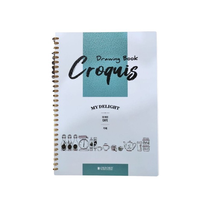 

Oxford Croquis Spiral Sketch Book/Buku Gambar B5 150Gsm