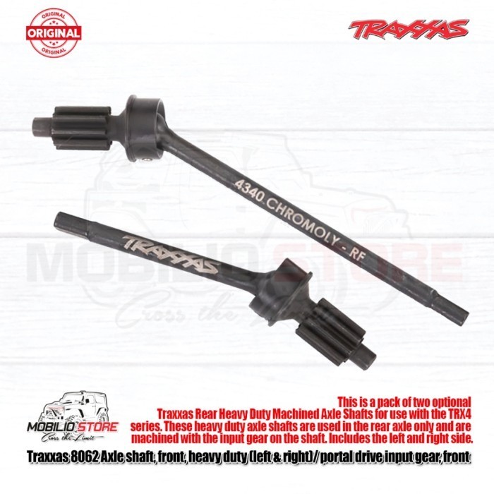 TRAXXAS #8062 AXLE SHAFT FRONT HEAVY DUTY PORTAL DRIVE INPUT GEAR TRX4