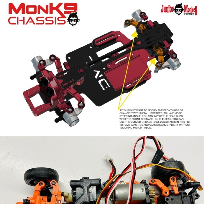 K989 WD JMG MONK9 CHASSIS FOR WLTOYS K989/K969/284131