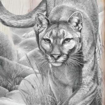 HIASAN DINDING LUKISAN MACAN HARIMAU DEKORASI DINDING RUANG TAMU CAFE