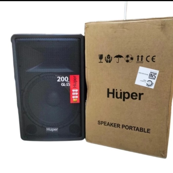 Speaker Aktif Portable Huper 15Inch Gl 15 Wireless