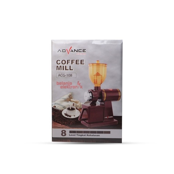 Mesin Giling Kopi Elektrik Advance Acg108 Coffee Mill Grinder