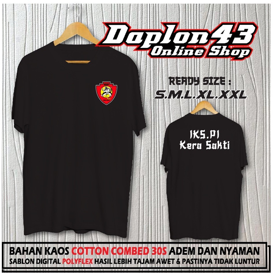 KAOS LOGO IKS.PI KERA SAKTI // KAOS PENCAK SILAT INDONESIA // KAOS DISTRO KERA SAKTI // KS N 6