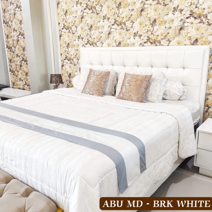 Promo Update Bed Runner Hotel Mewah Polos Two Tone Bahan Katun L Tapla