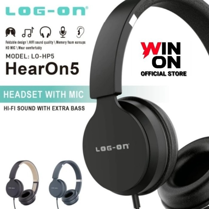 Win On - Log On Hear On 5 Headphone Headset Bando