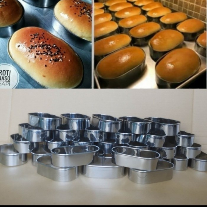 

AL75 Ring cetakan kue/ Ring Oval ukuran 9x5x3cm Ring cutter/ cetakan roti NEW