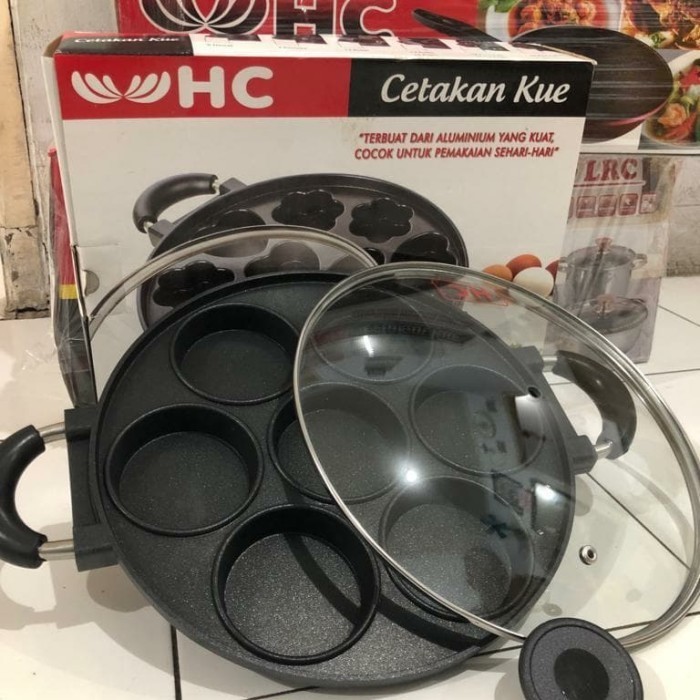 

BM686 Cetakan martabak / Pancake / Kue lumpur 7 lubang PROMO