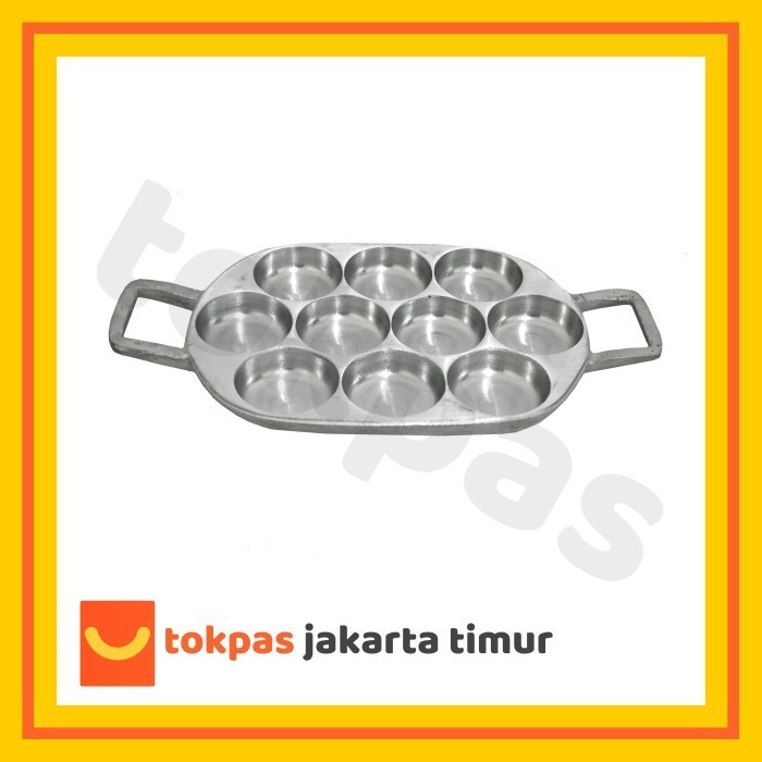 

TI768 Cetakan Cara Bikang Tebal Tutup Oval Gagang Lubang 10 Kue Lumpur SALE