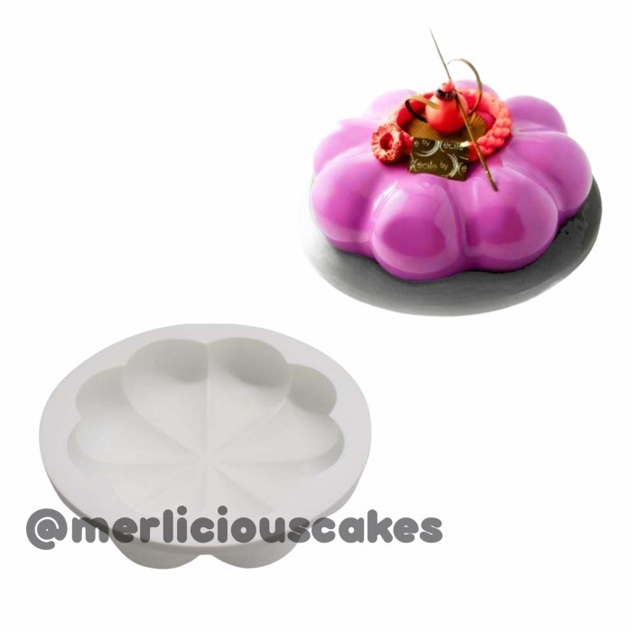 

QQ636 Daisy Entremet Mold Mould Silicone Cetakan Kue Cake SALE
