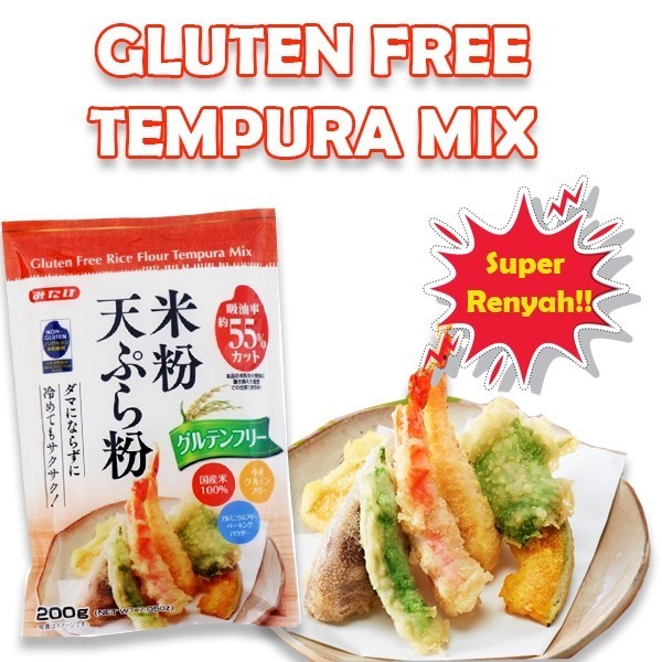 

LL230 Gluten FREE Tempura Mix Flour 200gr CUCI GUDANG