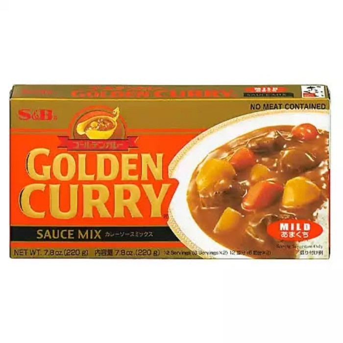 

FA485 S&B Golden Curry Sauce Mix Mild Bumbu Masak 220 g DISKON