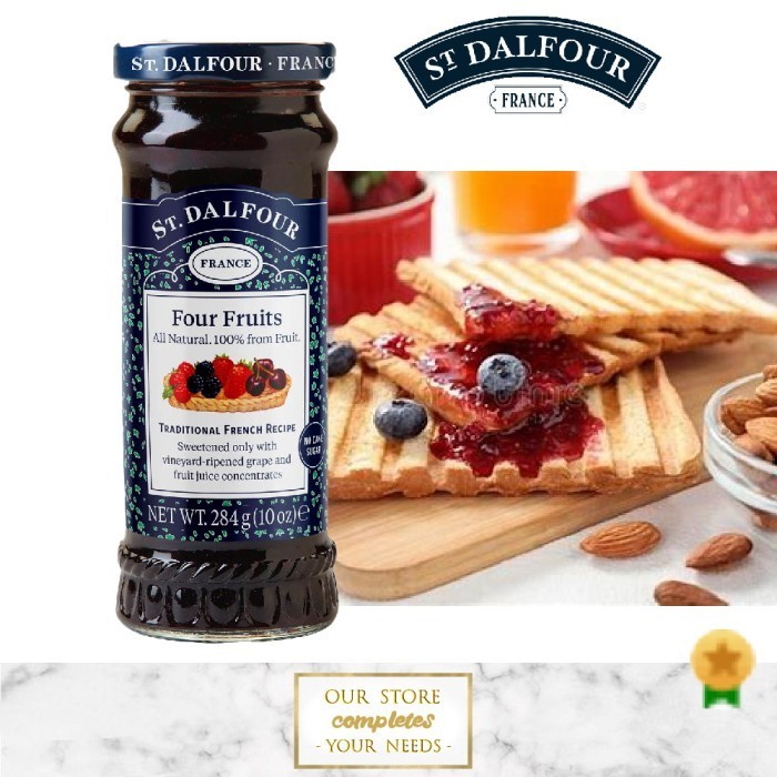 

St Dalfour Four Fruits Spread Berry Jam St.Dalfour Selai Berry 284 Gr