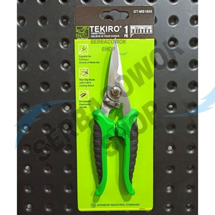 

Tekiro Gunting Multifungsi 7 Inch Lurus Multifunction Scissors Per