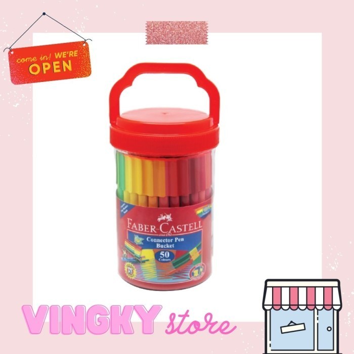 

Connector Pen Spidol Warna Isi 50 Faber Castell -Anza Wahda