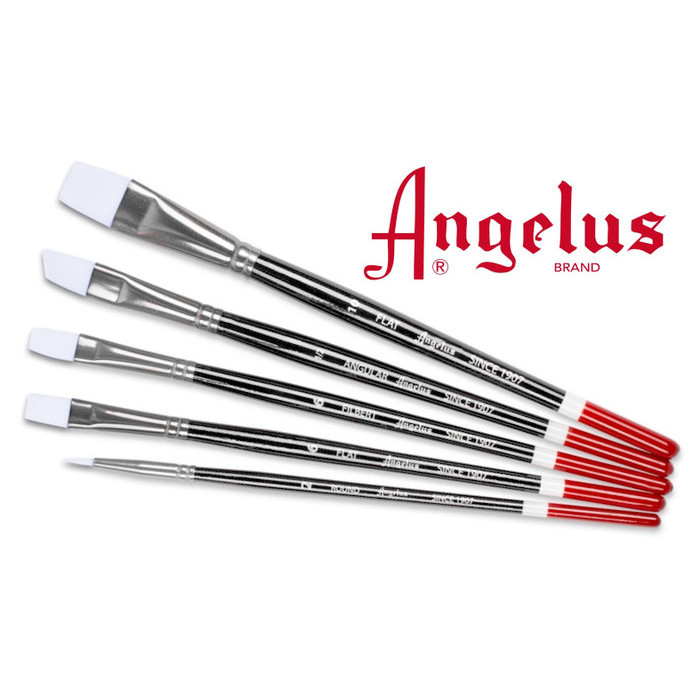 

Angelus Acrylic Paint Brush Starter Set ( 5 Piece Brushes Set ) -Anza Wahda