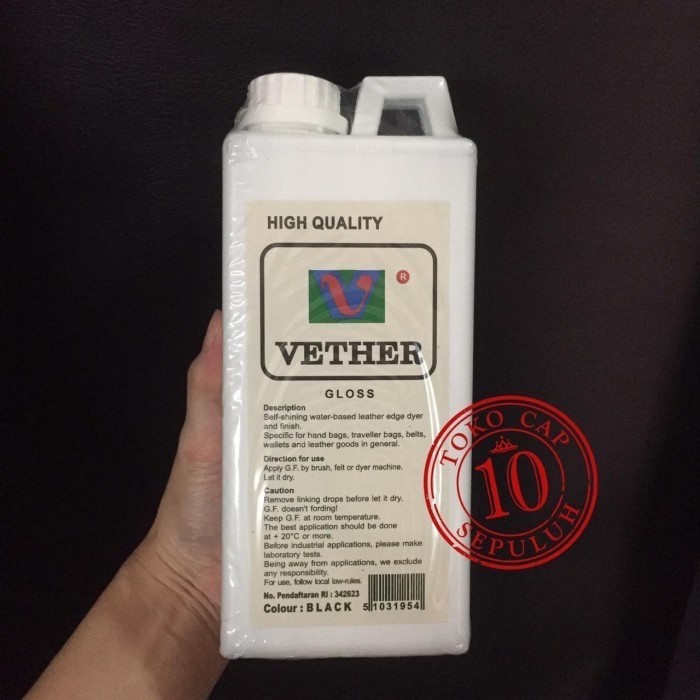 

Cat Pinggir Kulit Spon Imitasi Vether Gloss Kilap -Anza Wahda