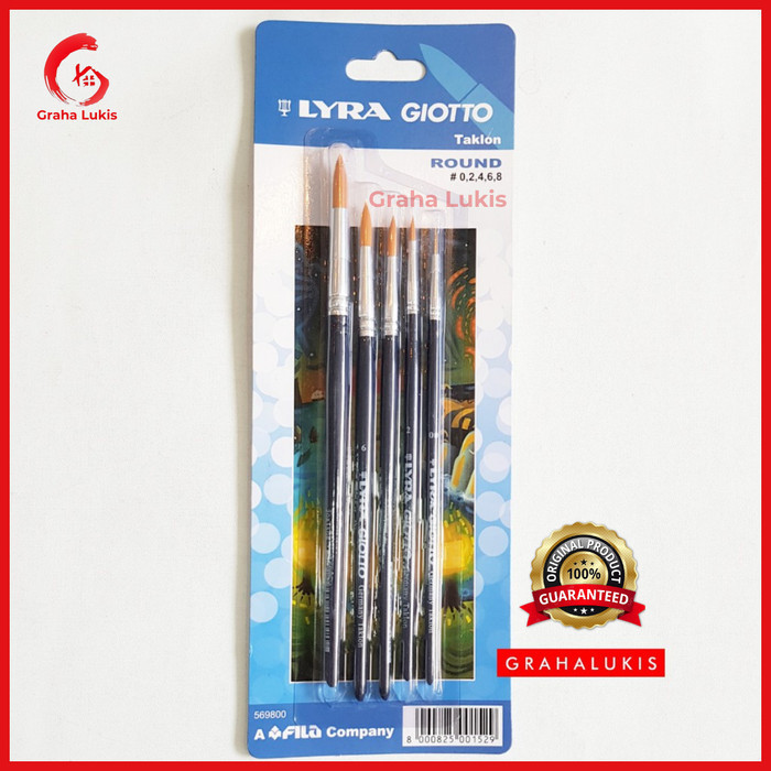

Lyra Giotto Brush Round Set 5 569800 -Anza Wahda