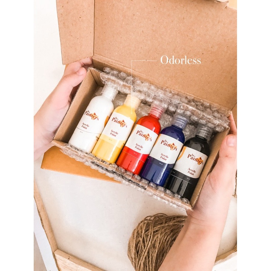 

Acrylic Paint Set 5-In-1 Bypainters Odorless 300Ml -Anza Wahda