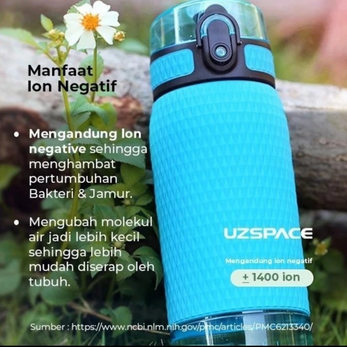 Uzspace Botol Air Minum Ion Energy Tritan Eastman Bpa Free 500Ml