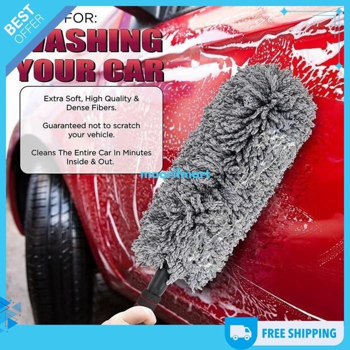 KEMOCENG LAP MICROFIBER TELESCOPIC BESAR JUMBO DUSTER MOBIL PREMIUM KUALITAS TERBAIK