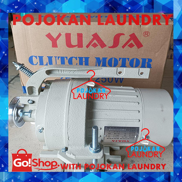 DINAMO MESIN JAHIT INDUSTRIAL 250 WATT YUASA (CLUTCH MOTOR)