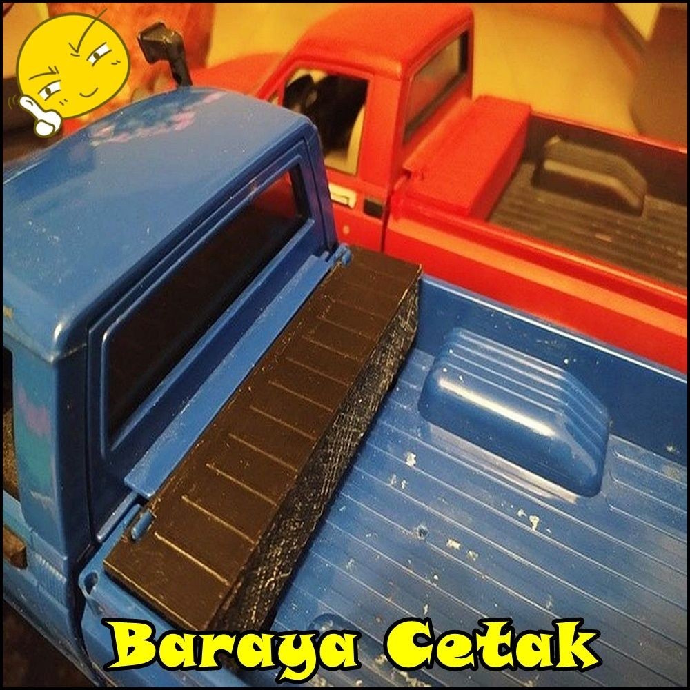 RC Trun Lid Belakang WPL C24 3D Print Aksesoris Mainan RC c14 c24 c44 c34 d90 d99 b16 d99s B14 B24 B