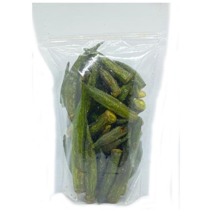 

TERBARU CABRINI HEALTHY SNACKS LADIES' FINGER ( POUCH ) - KERIPIK OKRA !!!!!