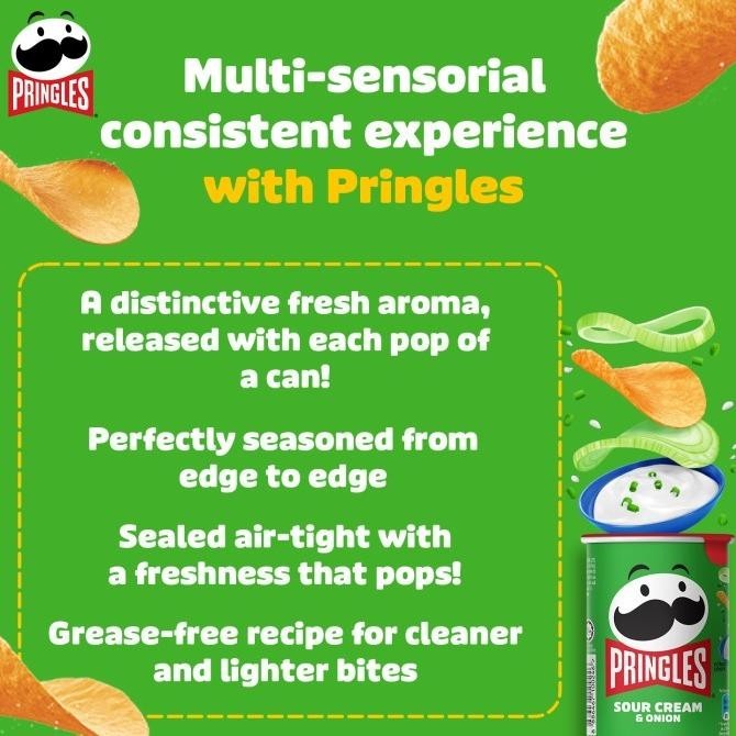 

NEW PRODUK [BUNDLE 4PCS] PRINGLES KERIPIK ORIGINAL 2X42G + SOUR CREAM ONION 2X42G !!!!!