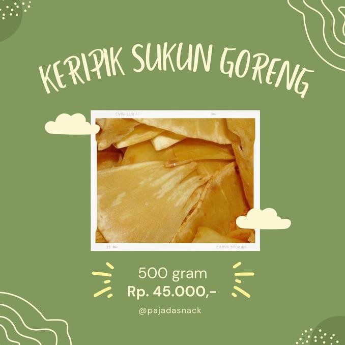 

READY STOCK KERIPIK SUKUN GURIH RENYAH / KERIPIK SUKUN GORENG !!!!!