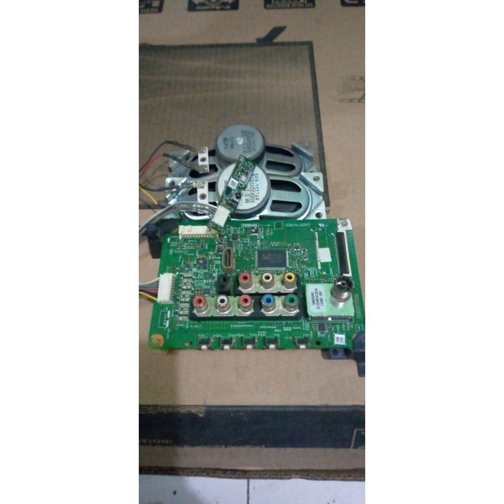 MB - MAINBOARD - MESIN - LVDS - SPEAKER - MODUL PSU TV LCD TOSHIBA 32H