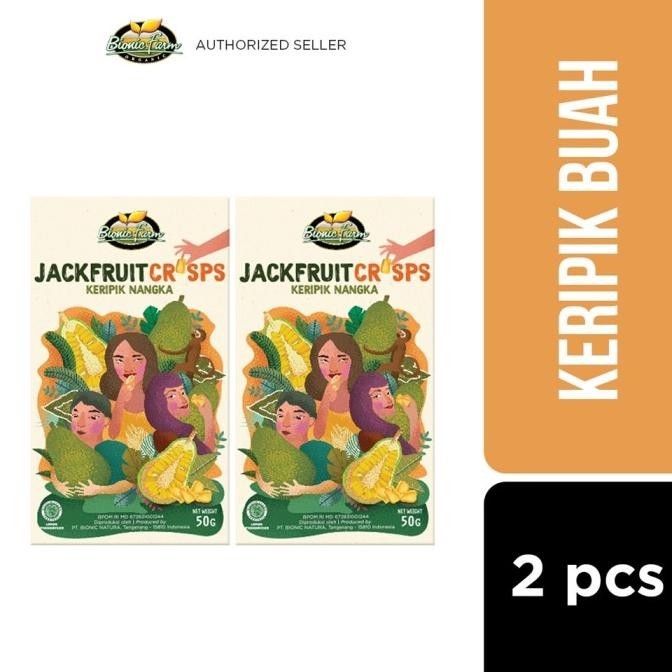 

READY STOCK BIONIC FARM KERIPIK NANGKA 50G - 2 PCS !!!!!