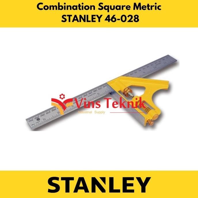 

BIG SALE COMBINATION SQUARE METRIC PENGGARIS SIKU STANLEY 46-028 !!!!!