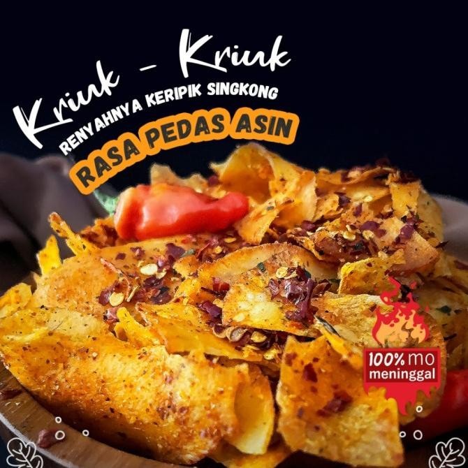 

BIG SALE YASNACK KERIPIK SINGKONG PEDAS ASIN/KRIPSET/1 KG/1000GR !!!!!