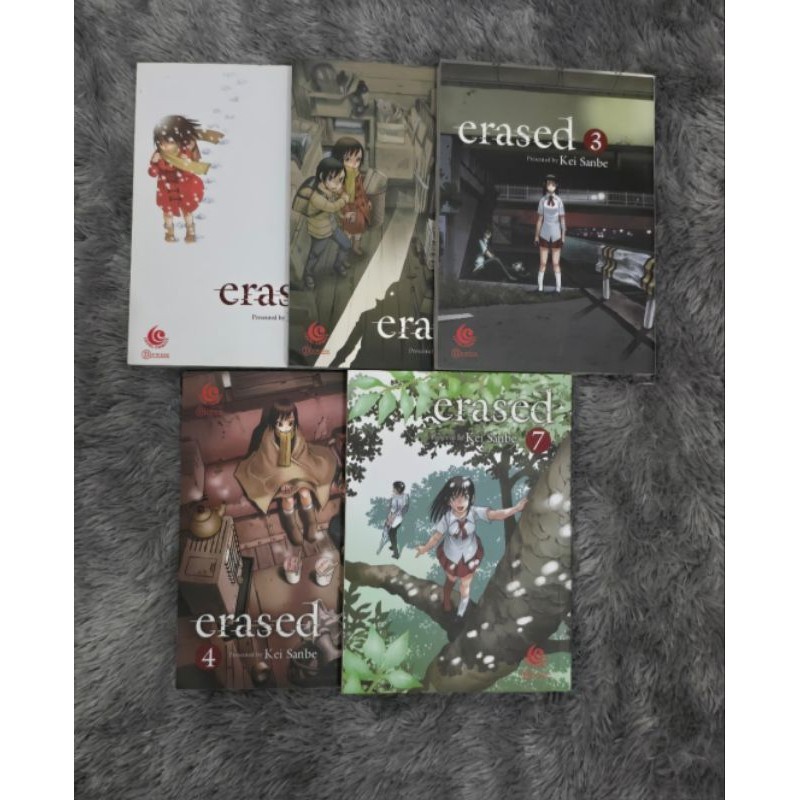 Erased Manga/Komik Vol 2-4 & 7 Bahasa Indonesia