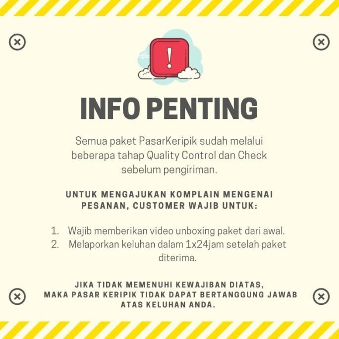 

READY STOCK KERIPIK KACA KRIPCA PEDAS DAUN JERUK KILOAN !!!!!