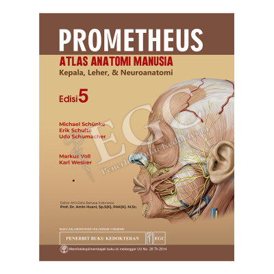 New Buku Prometheus Atlas Anatomi Manusia : Kepala, Leher & Neuroanat (Dp) Mdn