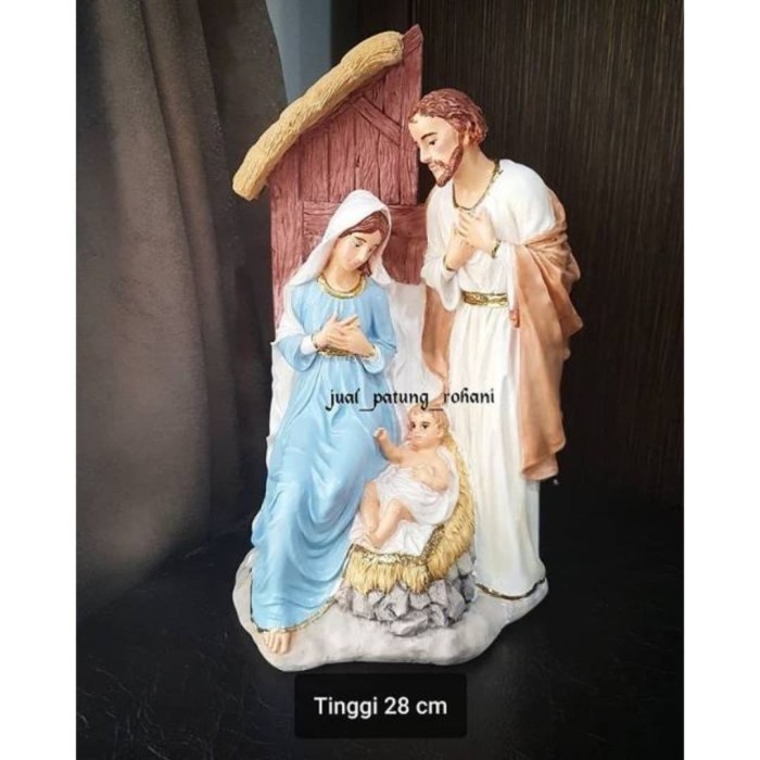 Aba Patung Keluarga Kudus Rumah Besar 30 Cm