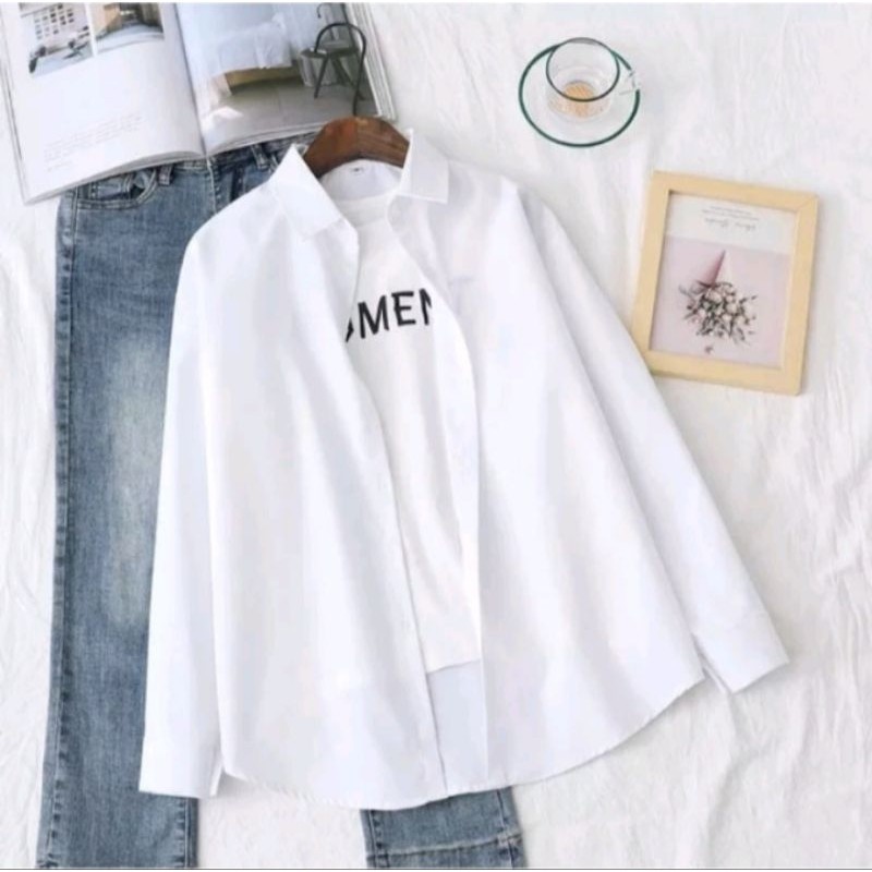 kemeja kerja wanita polos kemeja casual wanita murah kemeja kantor polos wanita baju murah cewek