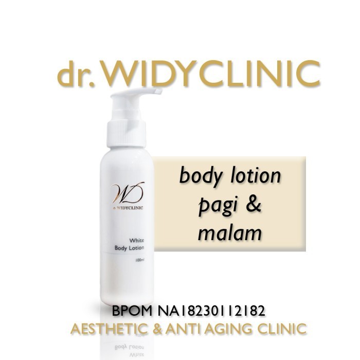 White Body Lotion Dr Widy Clinic Mencerahkan, Melembabkan, Whitening