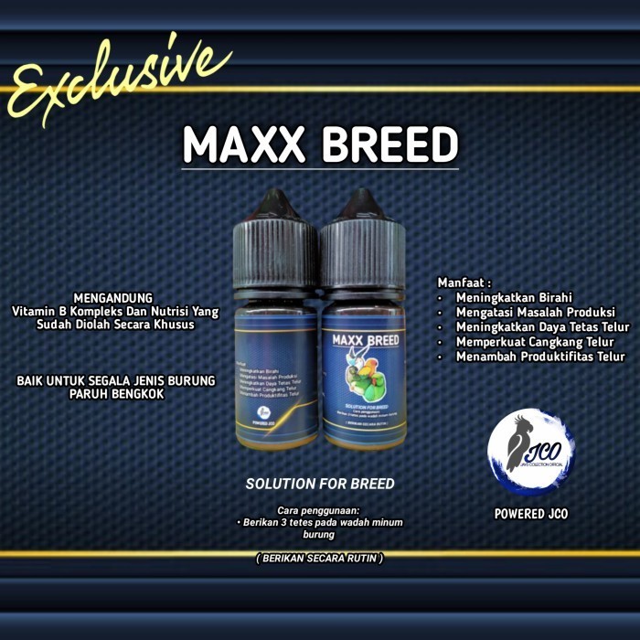 VITAMIN TERNAK BURUNG LOVED FALK MAXX BREEDING PARROT