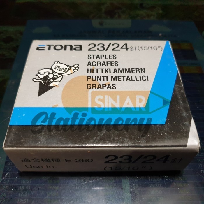 

For Sale Isi Staples 23/24 Etona Bebas Ongkir