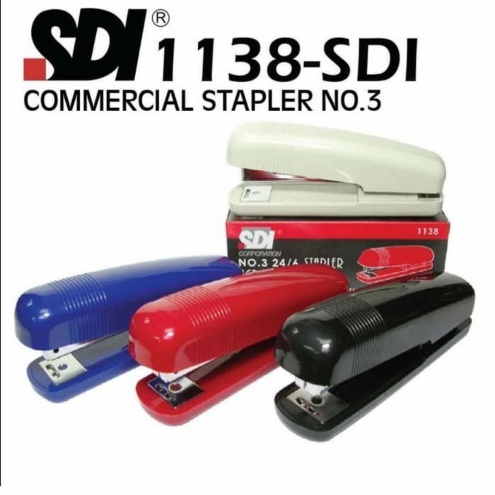 

For Sale Stapler Sdi 1138 / Stapler No 3 24/6 Stapler Hd 50 Besar Free Ongkir