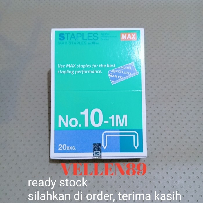 

For Sale Isi Staples No.10 Merk Max-Original Best Quality