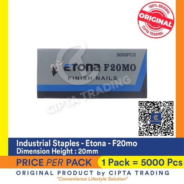 

Baru Industrial Staples - Etona - F20Mo High Quality