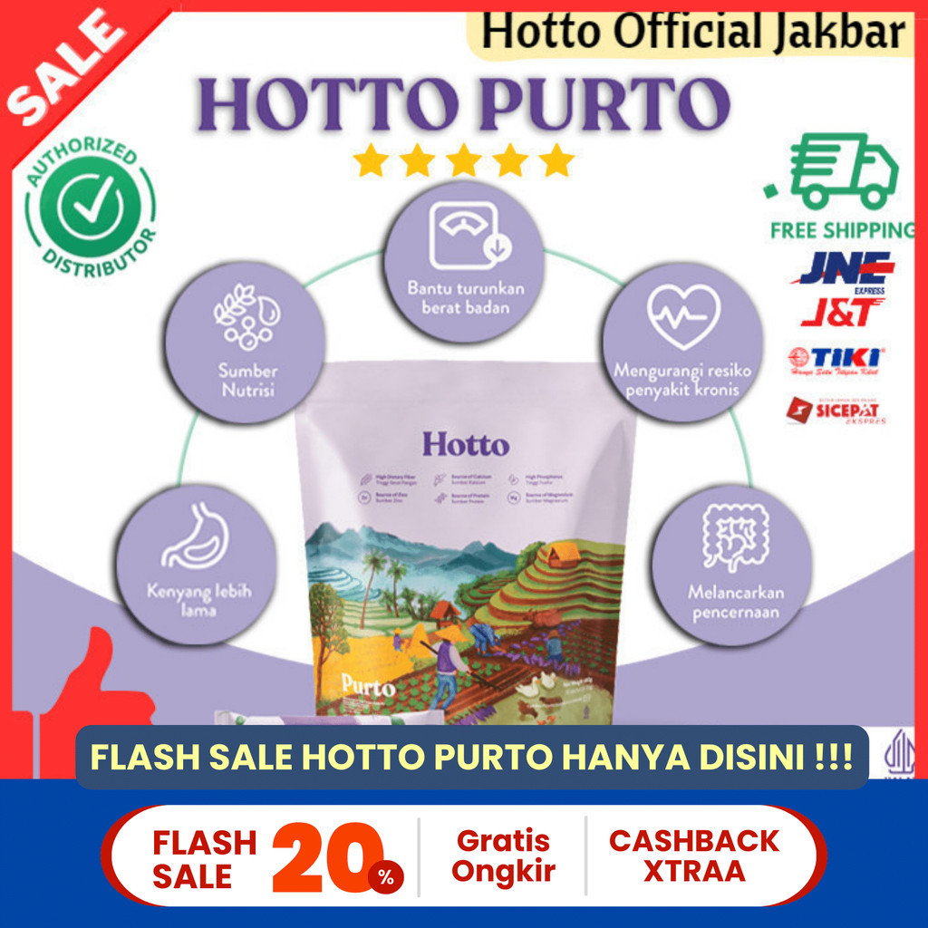 

Hoto Purto Official Shop Promo Multigrain Minuman Original 100% BPOM & HALAL