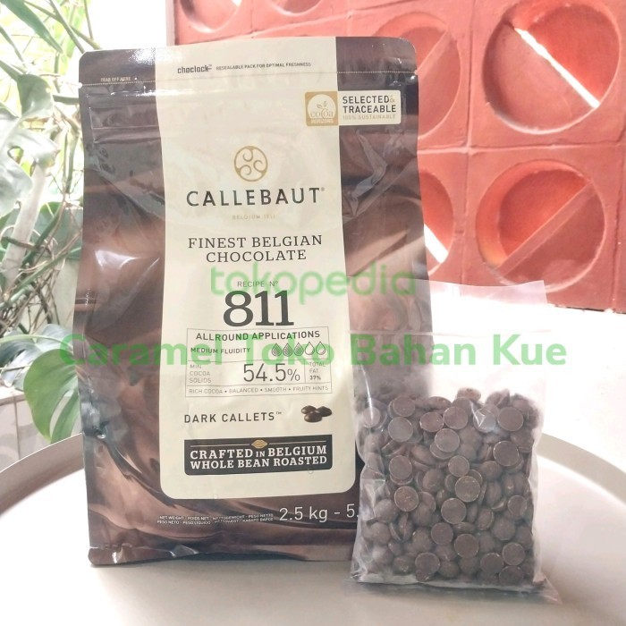 

Ready Callebaut 811 Couverture Dark Chocolate - Repack 250gr