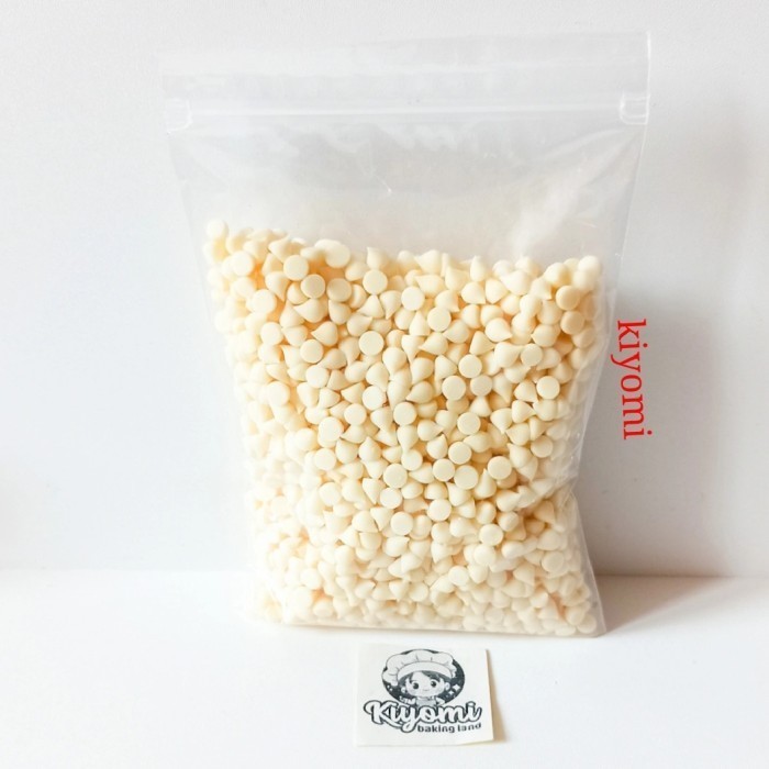 

Ready Tulip White Chocolate Chip Cokelat Butir Warna Putih 1 Kg