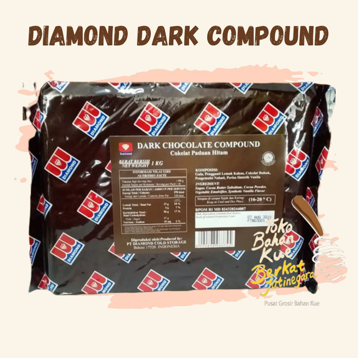 

Ready DIAMOND DARK COMPOUND / COKLAT DIAMOND 5 KG